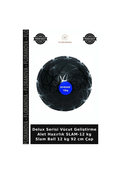 Delux Serisi Vücut Geliştirme Alet Hazırlık Slam-12 Kg Slam Ball 12 Kg 92 Cm Çap