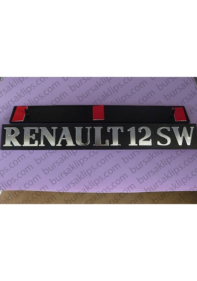 Renault R12 Sw Toros Bagaj Yazi (Krom Kaplama) (1 Adet) 484689516