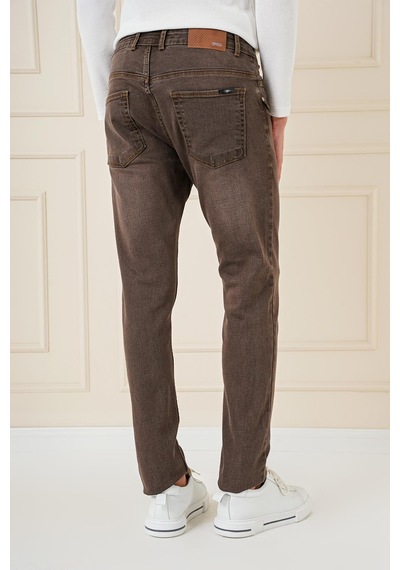 Efor Denim Pnt 126 Moka Jean Pantolon Kahverengi