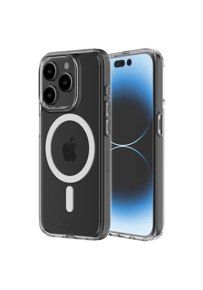 Apple Uyumlu iPhone 15 Pro Max İçin Magsafe Özellikli Şeffaf Silikon Kılıf
