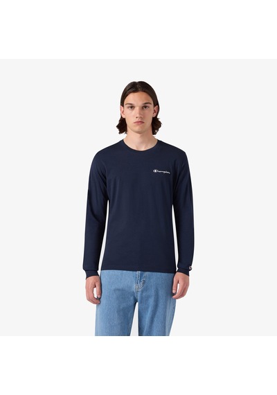 Champion Ls Erkek Lacivert T-shirt 221799 2800284