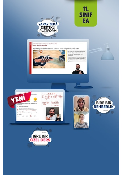 11. Sınıf Eşit Ağırlık Pro Paketi (Sadece Dijital Lisans) - 30 Canlı Özel Ders + Birebir Sınav Koçluğu Yapay Zeka Destekli Online Eğitim Paketi