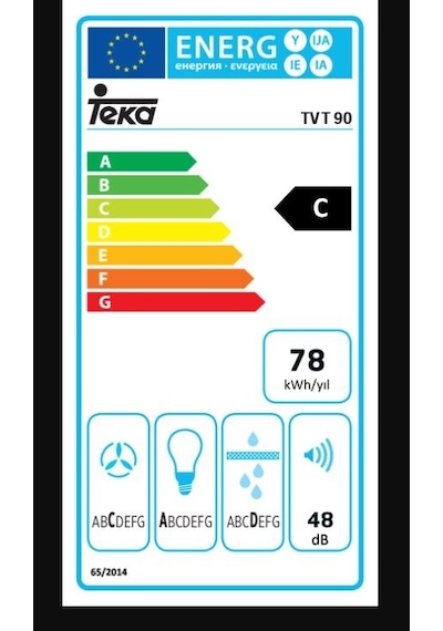 Teka TVT 90 Duvar Tipi Davlumbaz 40495002