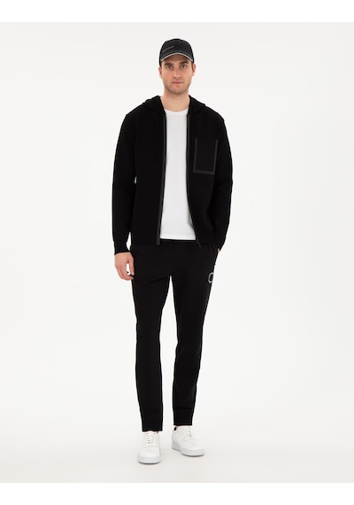 Pierre Cardin Erkek Siyah Hırka Triko 50296463-vr046 Siyah
