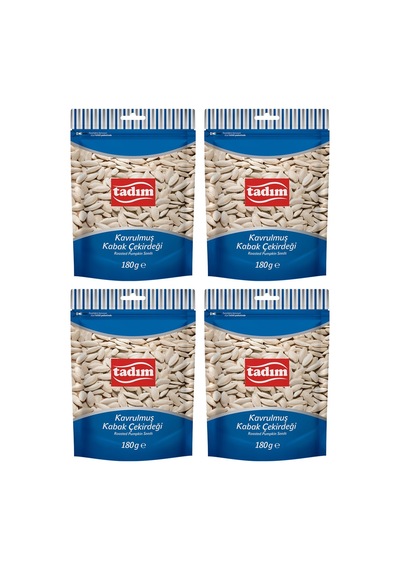 Tadım Kavrulmuş Kabak Çekirdeği 180 Gr 4 Lü 180 G