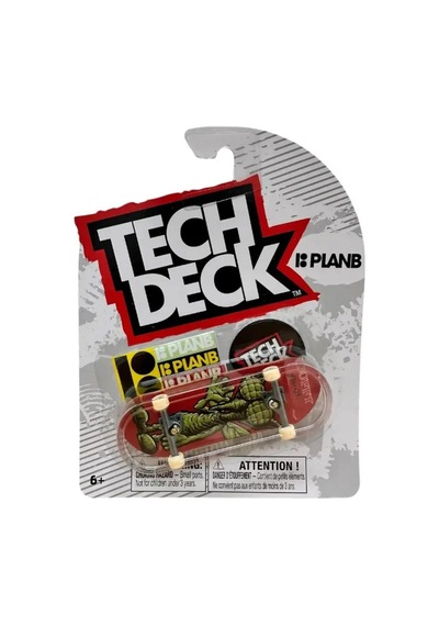 Tech Deck Plan B Skateboards Yeşil Canavar Puffy Grafik Parmak Kaykay