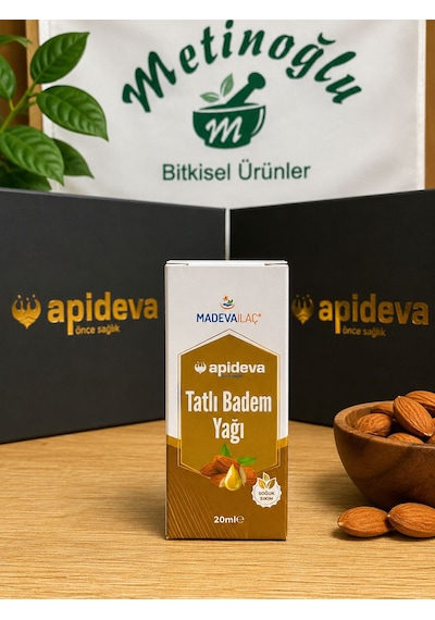 Apideva Tatlı Badem Yağı 20 Ml