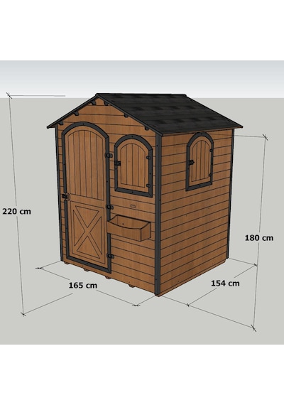 “Mandu” Ahşap Bahçe Deposu (Depolama Evi) Diğer