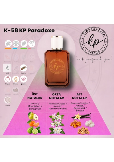 KP K-58 Kadın Parfüm EDP 50 ML
