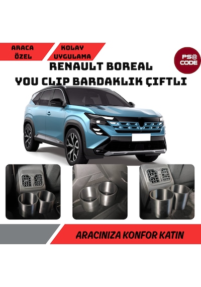 Renault Boreal You Clip Bardaklık İkili-çift