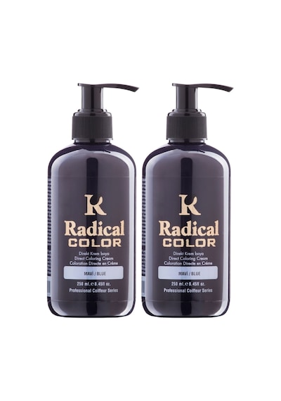 Radical Color New 25/blue Amonyaksız Su Bazlı Saç Boyası 250 Ml 2 Adet Mavi