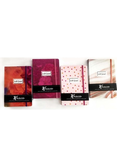 Keskin 14x20 Lastikli Ciltli Daily Journal 80 Yaprak Noktalı Defter 383923-99