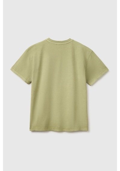 United Colors Of Benetton Erkek Çocuk Haki Baskı Detaylı Düğmeli Yuvarlak Yaka T-shirt 6-14 Yaş -2852 United Colors Of Benetton Erkek Çocuk Haki Baskı Detaylı Düğmeli Yuvarlak Yaka T-shirt 6-14 Yaş -2852