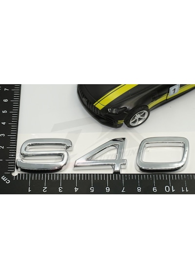Volvo S40 Krom Abs 3M 3D Bagaj Logo Yazı Ürün
