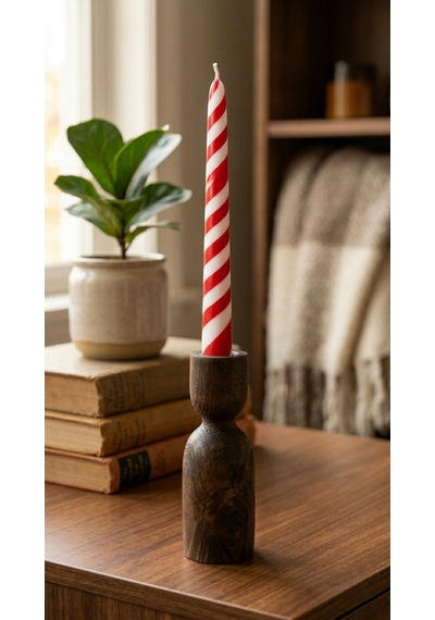 Nomad Walnut Petite Şamdan Çok Renkli