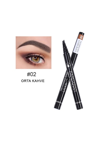 Microblading Kalıcı Likit Kaş Kalemi Çatal Uçlu 1,6ml Diğer