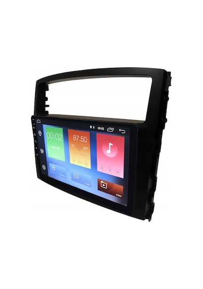 Mitsubishi Pajero Araç Multimedya Android Ekran Carplay Double Teyp 4+64 9" 07-17 Black Blueway