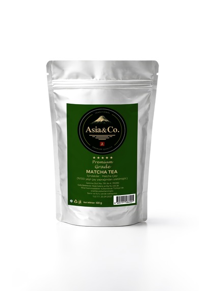 Asia&co Premium Matcha 100g %100 Saf Japon Matcha Tozu