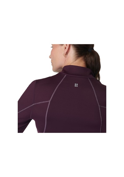 Sweaty Betty Sweaty Betty Therma Boost Running Zip Up Kadın Mürdüm Koşu Montu 44053 Mürdüm