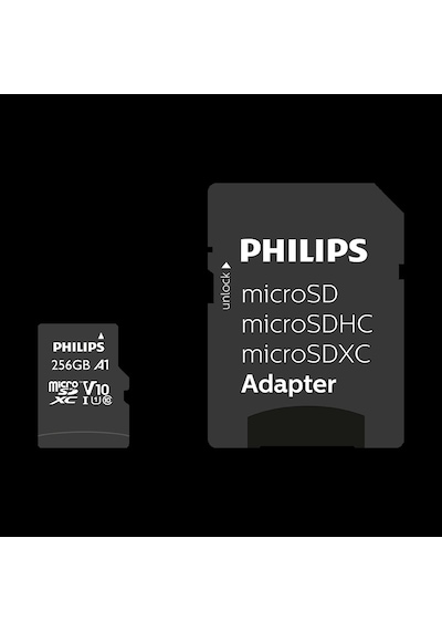 Phılıps 256gb Mıcro Sdxc 80 Mb/s C10 Fm25mp45b/00