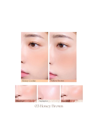 Çok Fonksiyonlu Makyaj Paleti Peripera All Take Mood Like Palette 03 Honey Brown Honey K-ookie