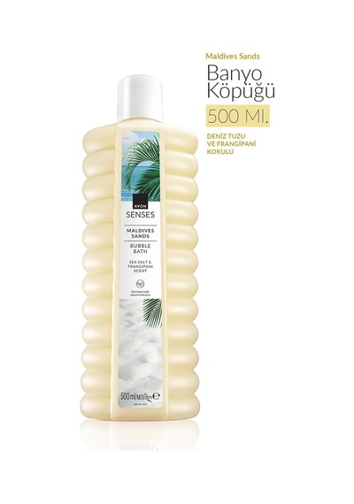 Avon Senses Maldives Sands Deniz Tuzu Ve Frangipani Kokulu Banyo Köpüğü 500 Ml 285 ML