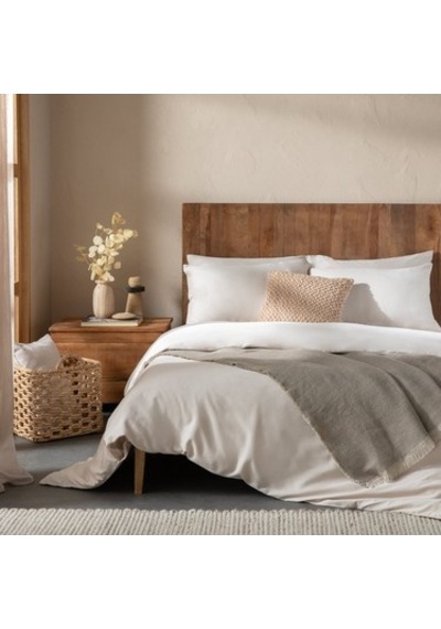 Bambu Çift Kişilik Nevresim Takımı 200x220 Cm Acı Kahverengi