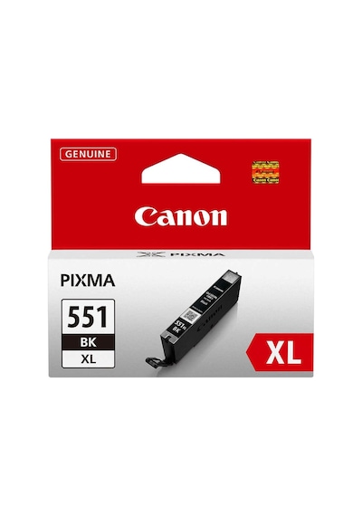 Canon Clı - 551bk Xl Siyah Yüksek Kapasiteli  Mürekkep Kartuş 6443b001