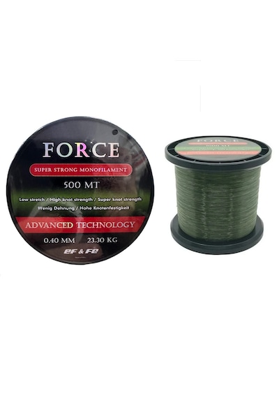 Effe Force 500m 0.40mm Monofilament Bobin Misina Yeşil