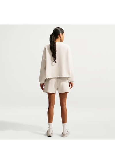 Nike 24.7 Dri-fıt Short Soft Knit Yumuşak Kumaş Kadın Bej Şort-sportxstore