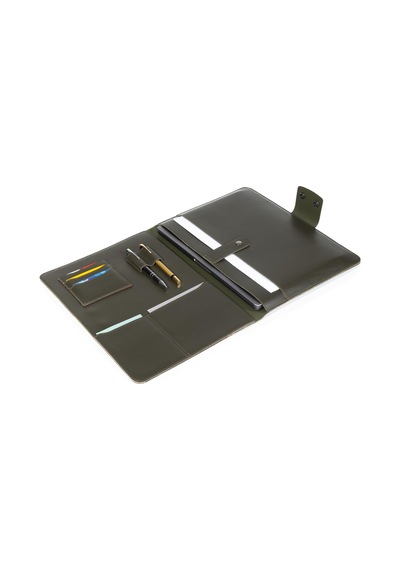 Macbook Air Pro 13.3 -14 İnç Organizer Evrak & Laptop Ve Tablet Çantası Haki