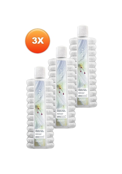 Avon White Lily Zambak Banyo Köpüğü 3 x 500 ML