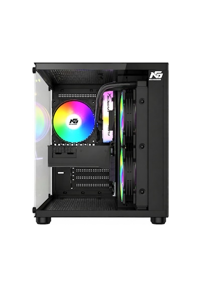 Orion Cube 3x Tuştan Değişen Rgb Fanlı M-atx Boş Bilgisayar Kasası Siyah