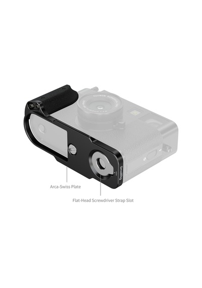 Smallrig - 5332 Fujifilm X-half Uyumlu Siyah Silikon L Braket