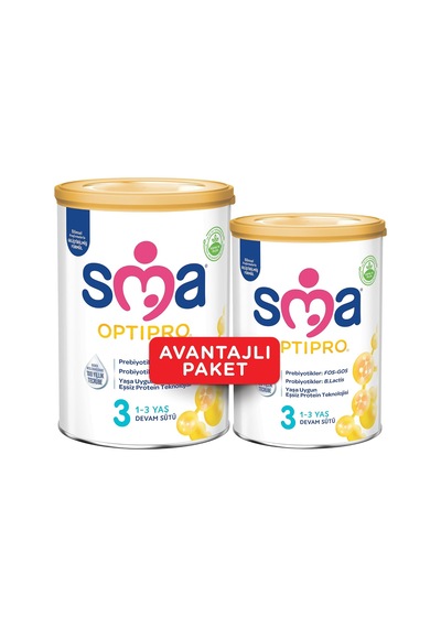 Sma Optipro 3 Devam Sütü 1-3 Yaş, 400+800 G