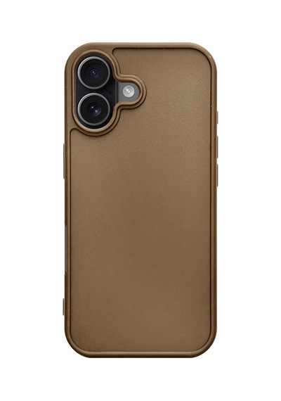 Apple iPhone 17 Uyumlu Kamera Korumalı Darbeye Dayanıklı Renk Atmayan Keep Silikon Kılıf Kahverengi