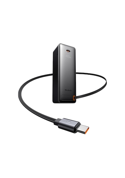 Mc-3181 10000mah 3-in-1 30w Dahili Kablolu Led Ekranlı Powerbank Uk/us/eu Gri
