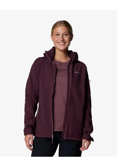 Columbia Cascade Ridge Iı Kadın Softshell Mont Bordo