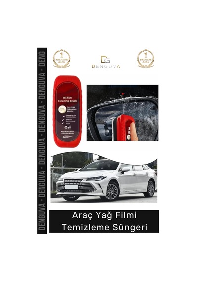 Sünger Oto Cam Ayna Yağmur Kir Buğu Sis Giderici Net Görüş Araç Yağ Filmi Temizleme Süngeri