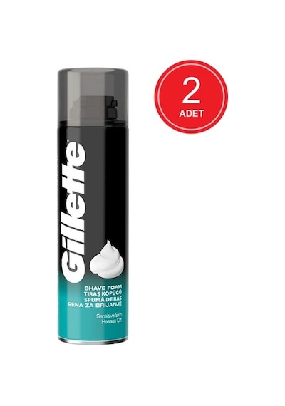 Gillette Hassas Tıraş Köpüğü 2 x 200 ML