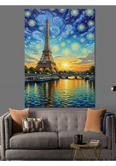 Ahşap Tablo Paris Manzarası