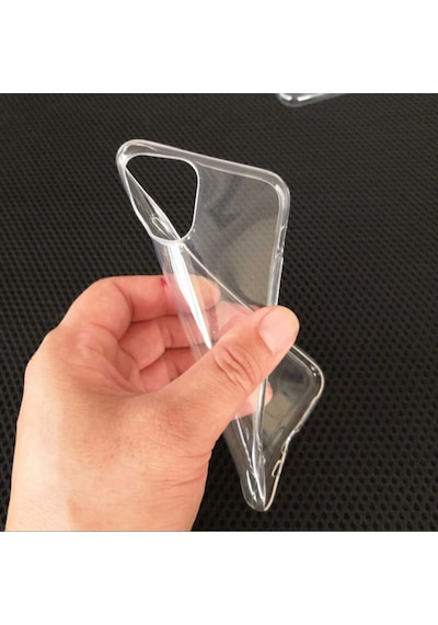 Apple Uyumlu iPhone 11 Şeffaf Kılıf Yumuşak İnce Tasarımlı Kapak Süper
