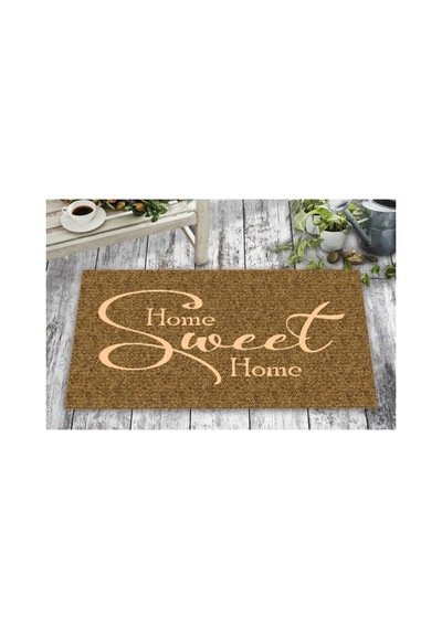 Dijital Baskı Paspas Dış Kapı Önü Balkon Koridor Paspası Kaymaz Taban Kahverengi Sweet - 930999319 Kahverengi Sweet