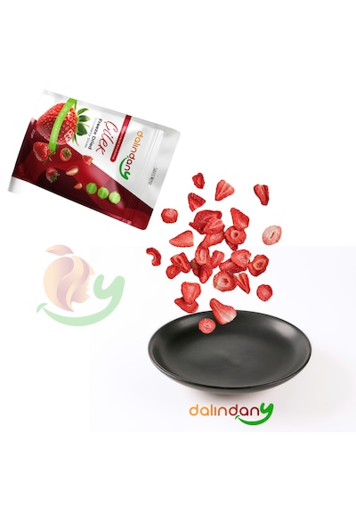 Freeze Dried Çilek Dilimleri 10'lu Paket 20 G