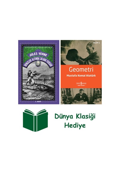 Denizler Altında 20.000 Fersah + Geometri + Dünya Klasiği Hediye