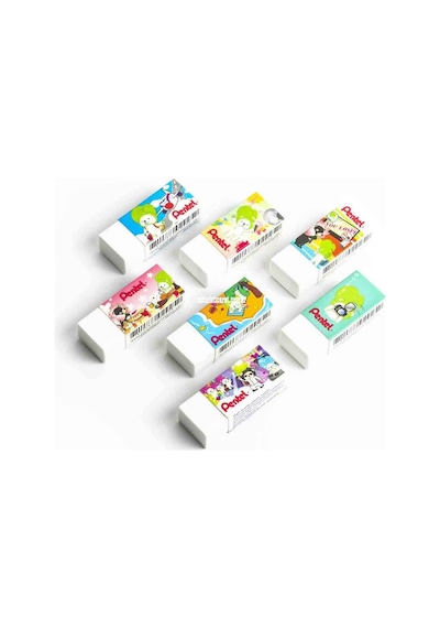 Pentel Hi-polymer Small Silgi Karikatür Desenli