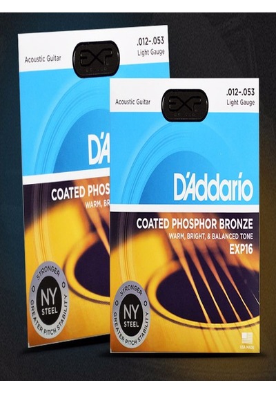 Daddarıo Akustik gitar teli EXP 16 LIGHT GAUGE
