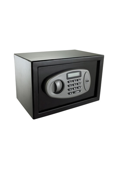 Lcd Ekranlı Orta Boy Kasa Y-ms0000nfp - Standart Güvenlik -master Şifre - 2 Adet 6 Şifeli Anahtar - 25 X 35 X 25 Cm - Siyah