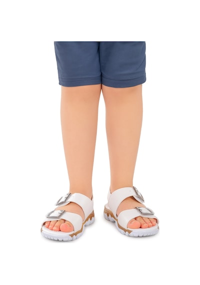 Kiko Kids Erkek Çocuk Sandalet Arz 2359 Beyaz