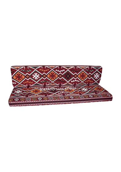 Erbasonline Mtk413-402 Şark Köşesi Bordo Halı Des. Ikili Minder Tk. 180Lik